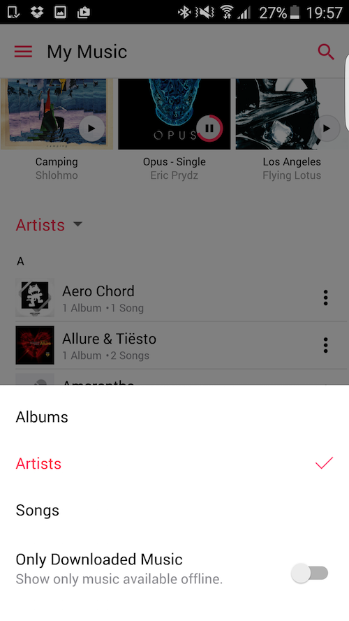 Apple Music Android Sort By