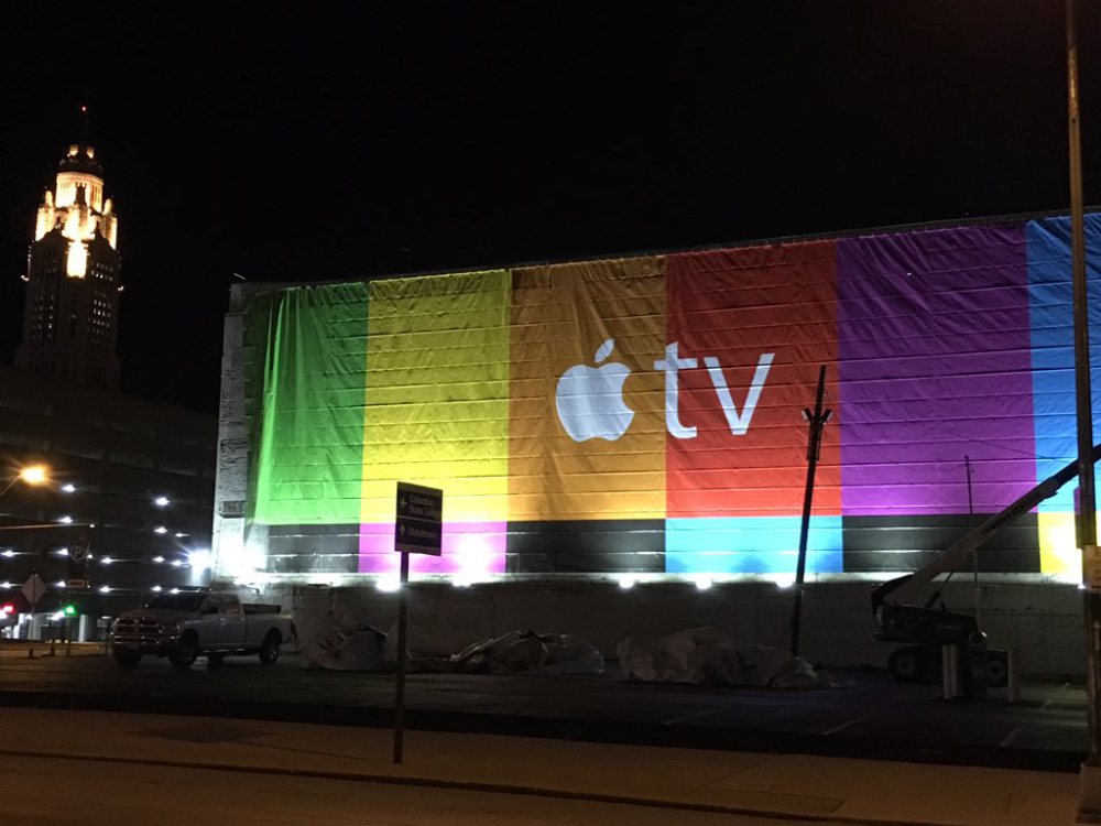 Apple TV Columbus billboard Apple TV Columbus billboard