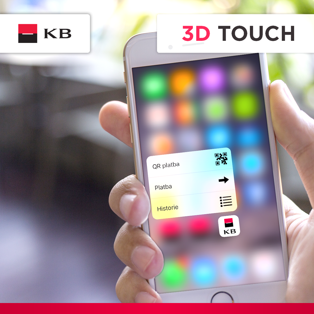 Mobilní banka 2 3D Touch