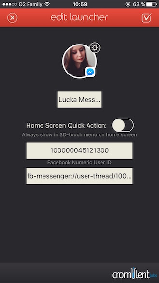 Launcher Messenger1