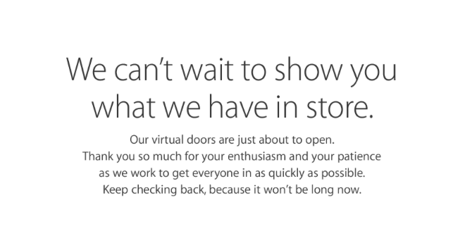 Apple Online Store dole konference