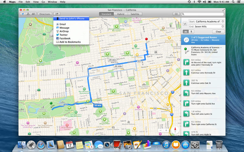 Mavericks-maps