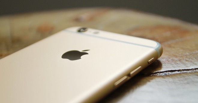 iPhone 6 Gold back iPhone 6 Gold back