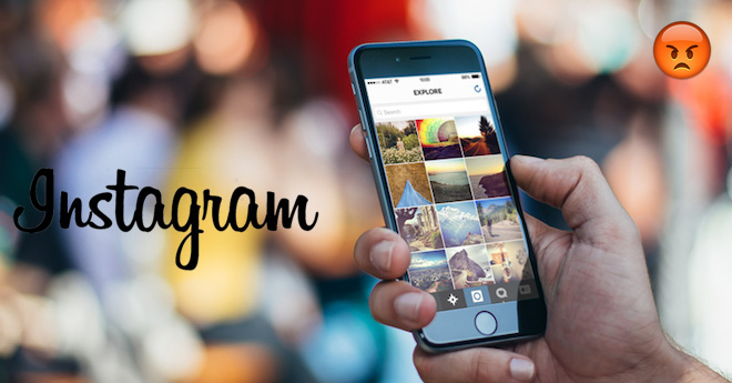Instagram angry