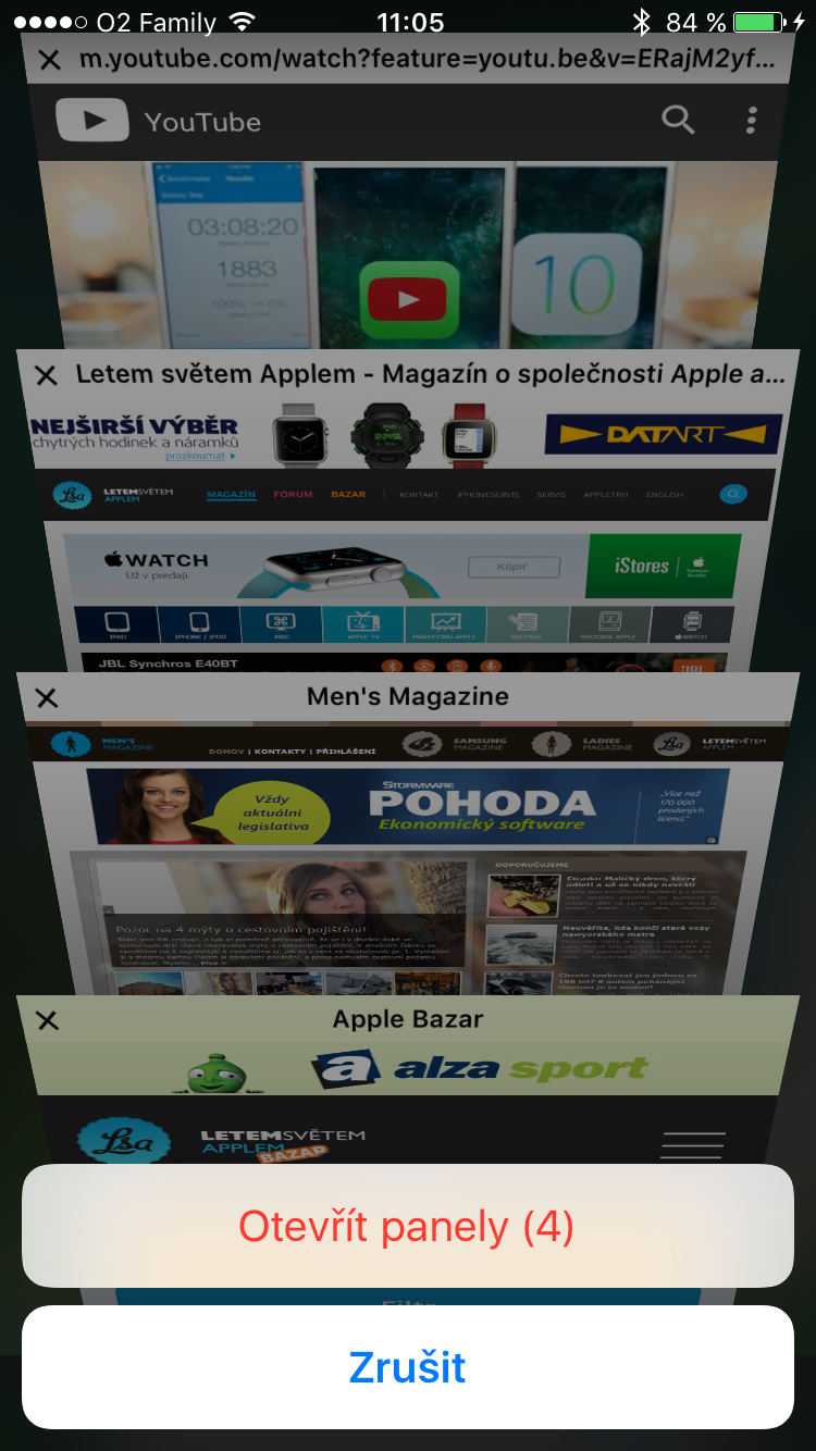 iOS 10 Safari trik 1
