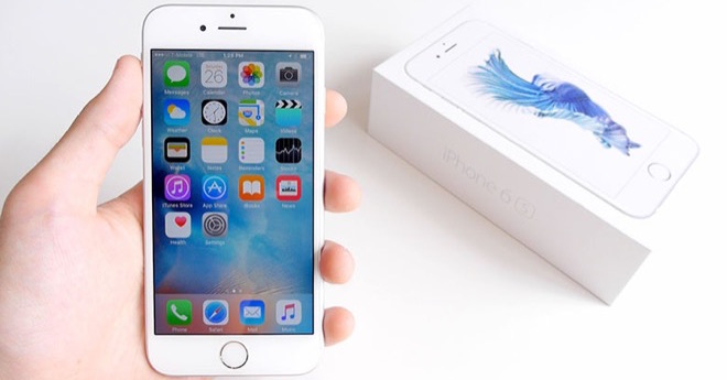 iPhone 6s in hand and packaging FB