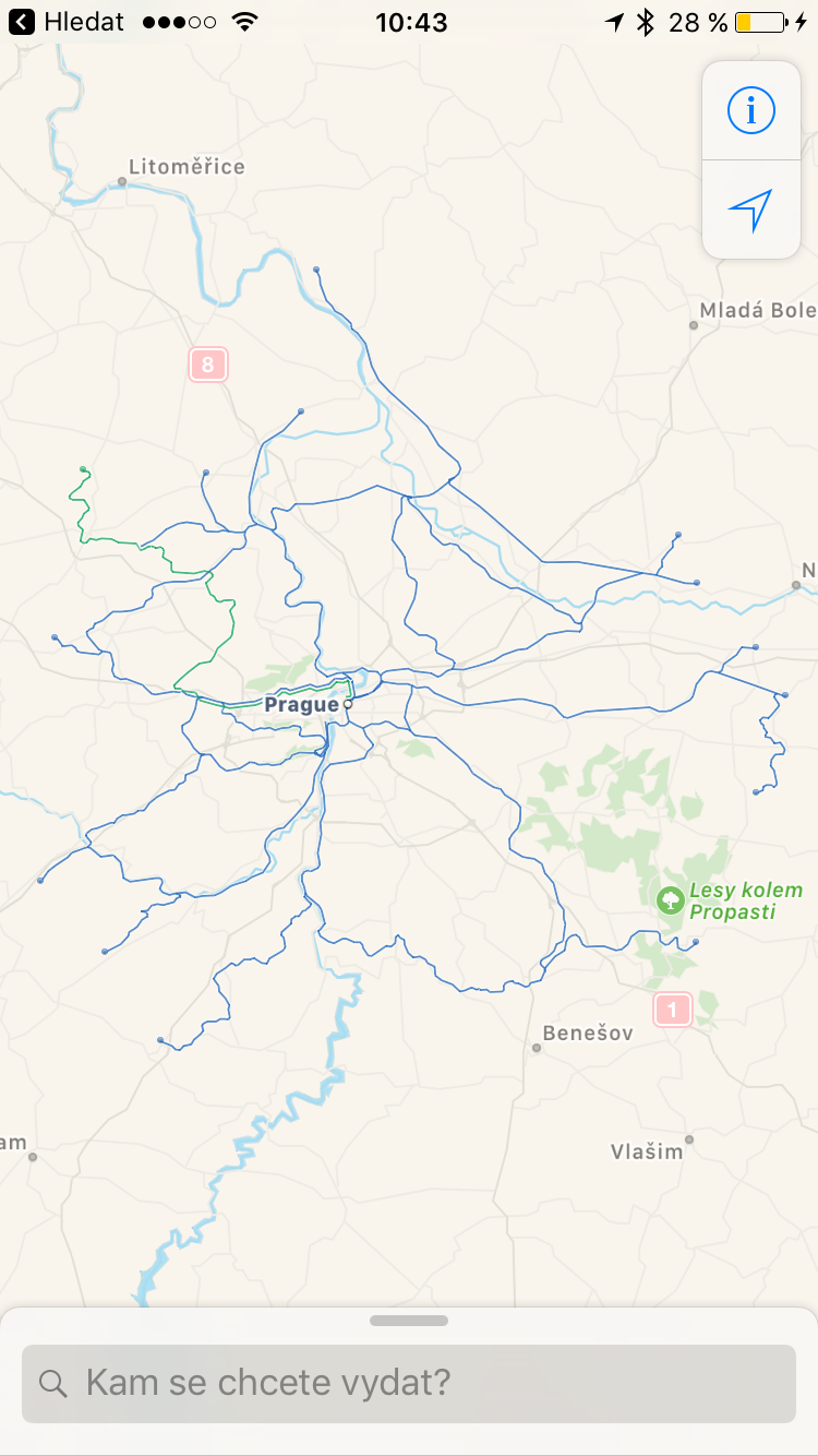 Apple Maps Prague 1