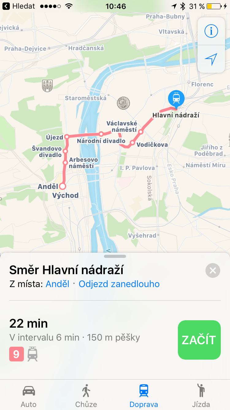 Apple Maps Prague 2