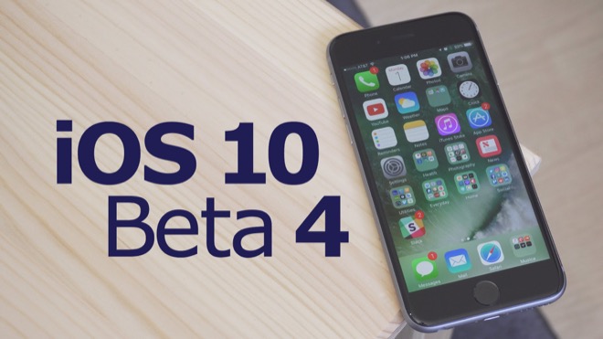 iOS 10 Beta 4 FB