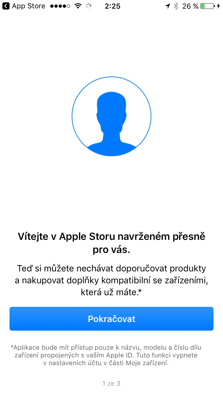 nova Apple Store aplikace 1