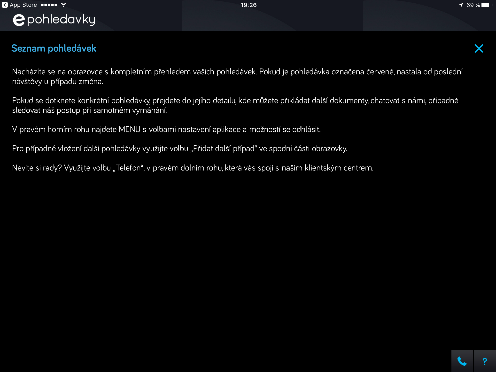 epohledavky instructions screen