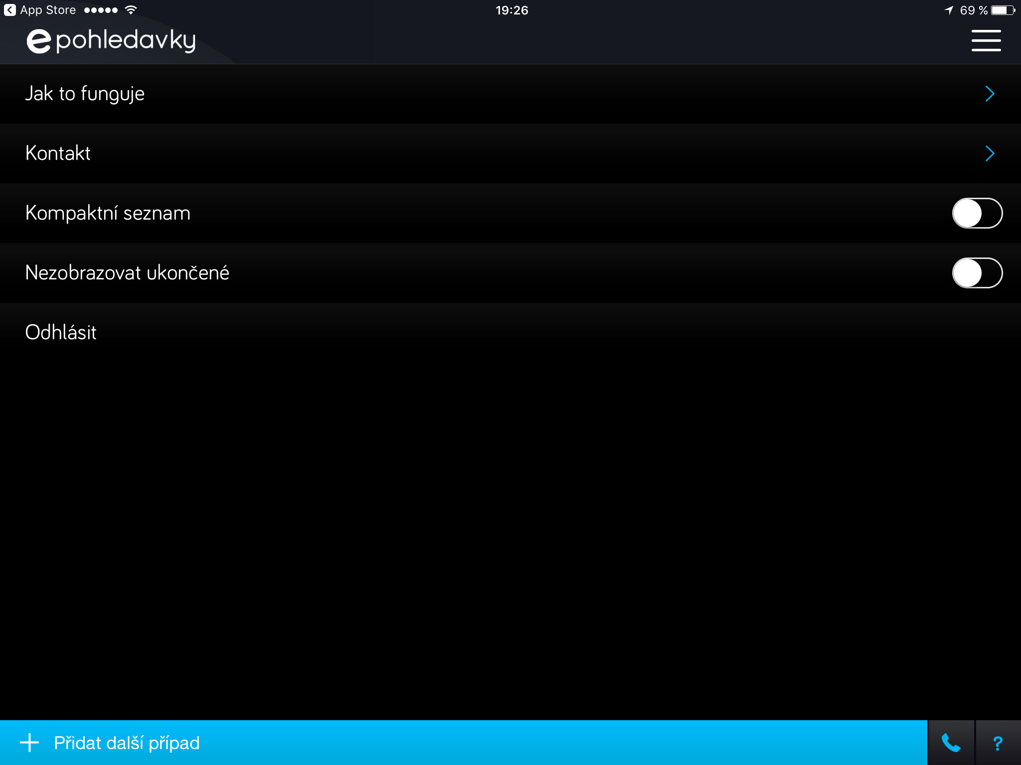 epohledavky settings menu