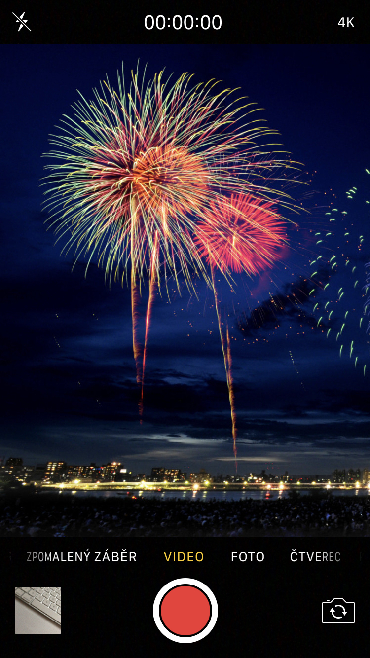 jak vyfotit ohnostroj smartphonem