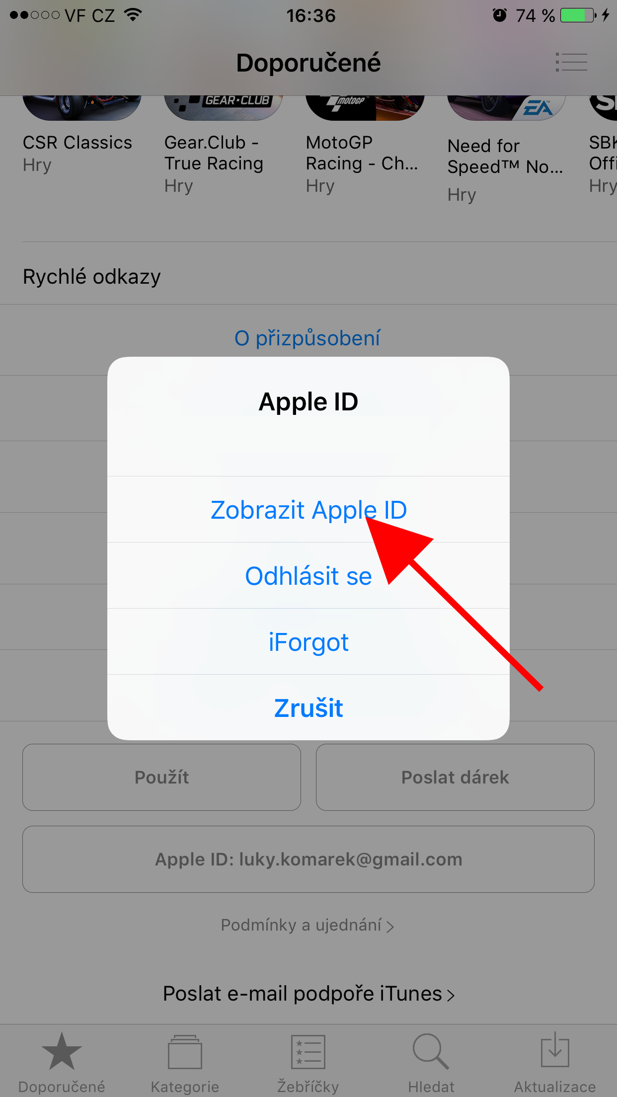 app store apple id popup