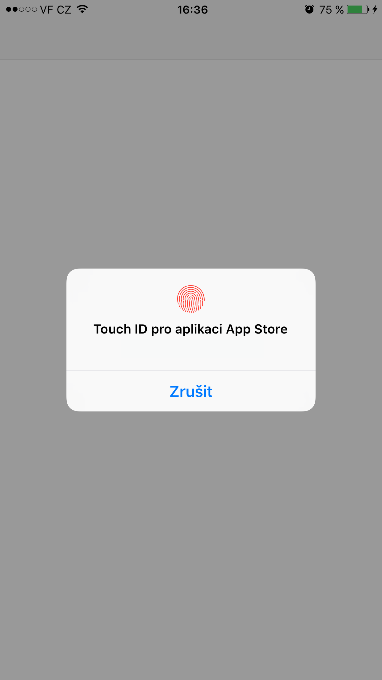app store touch id prompt
