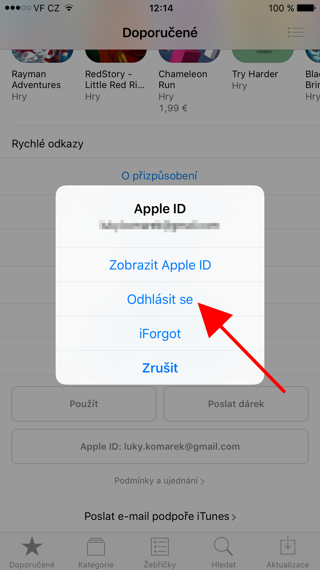 apple id sign out