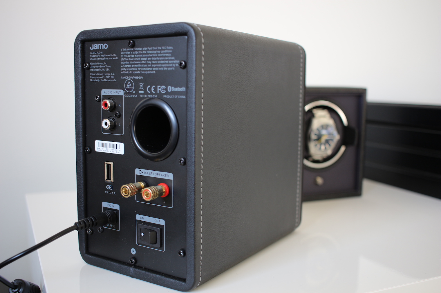 back view speaker connections