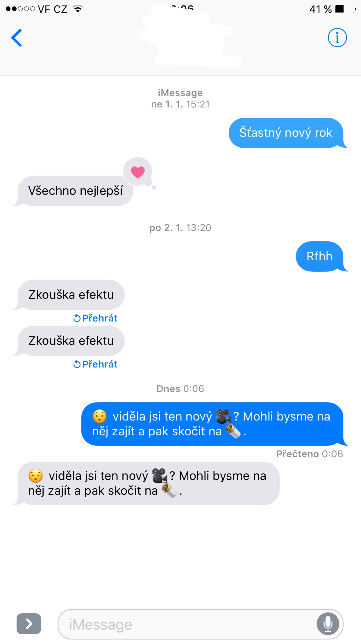 emoji text message conversation