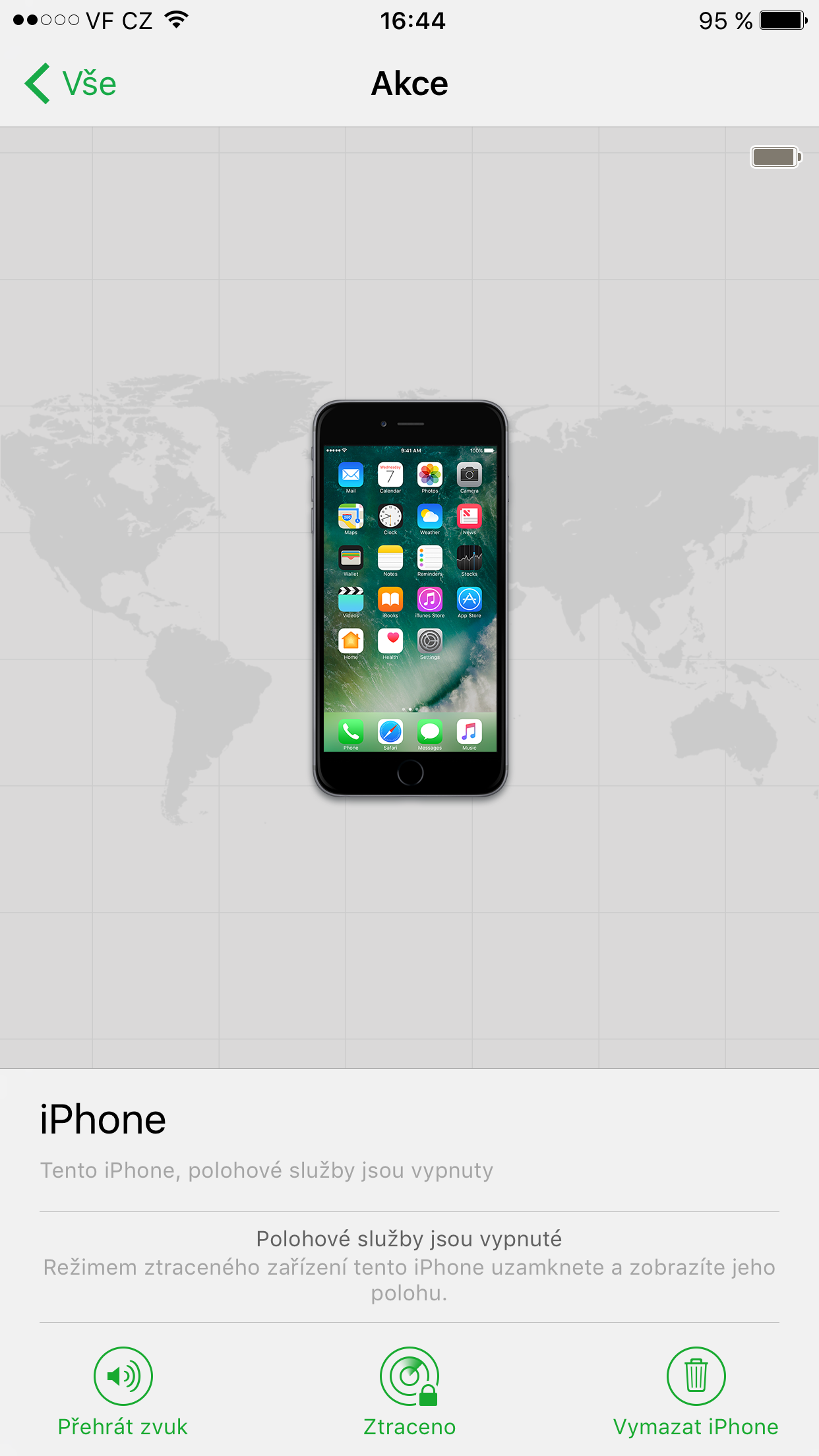 find my iphone map