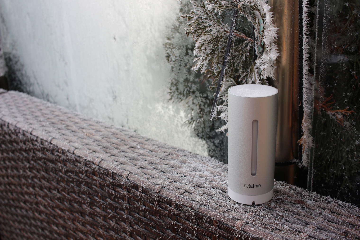 frosty window weather device