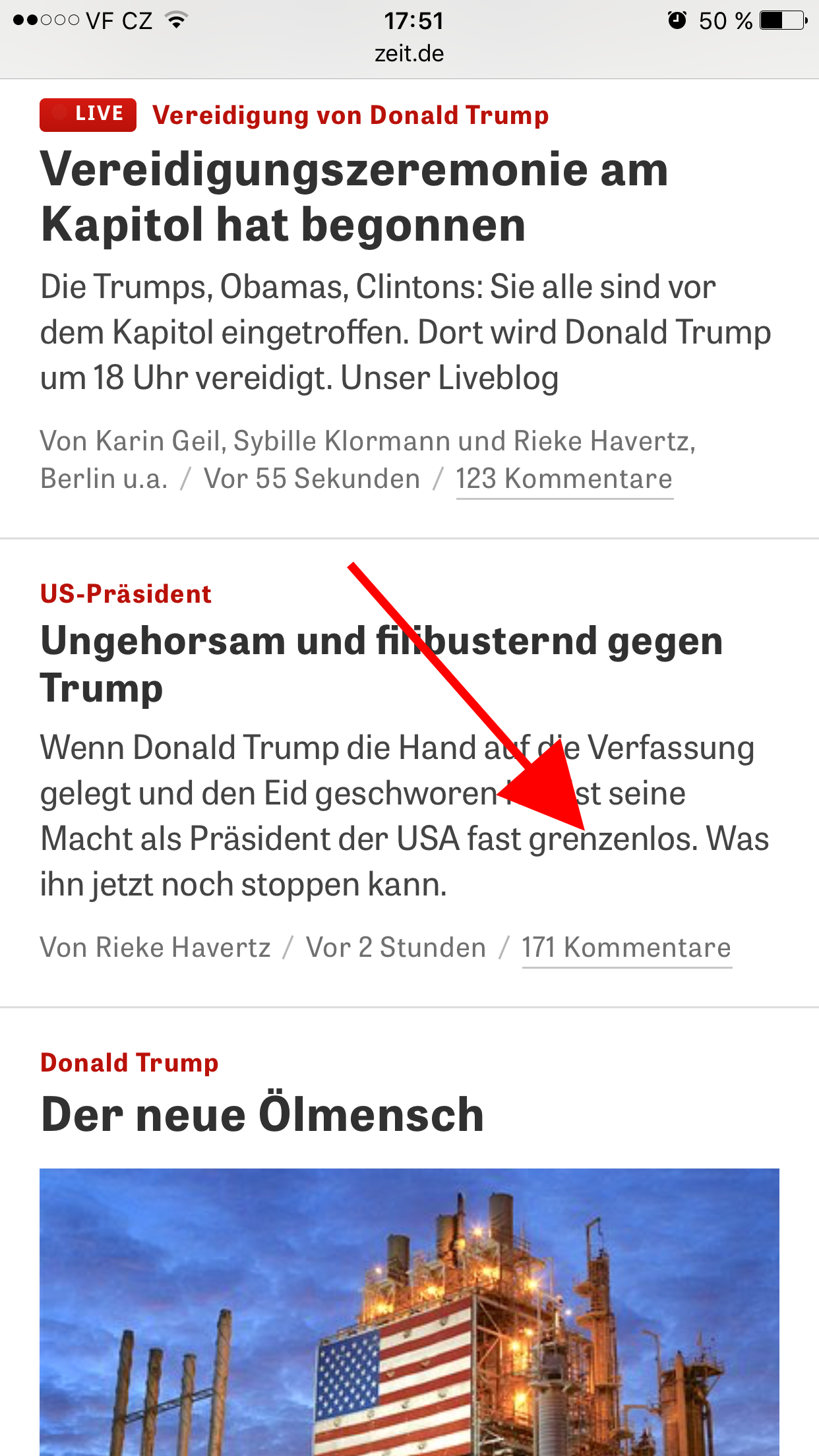 german news article highlight