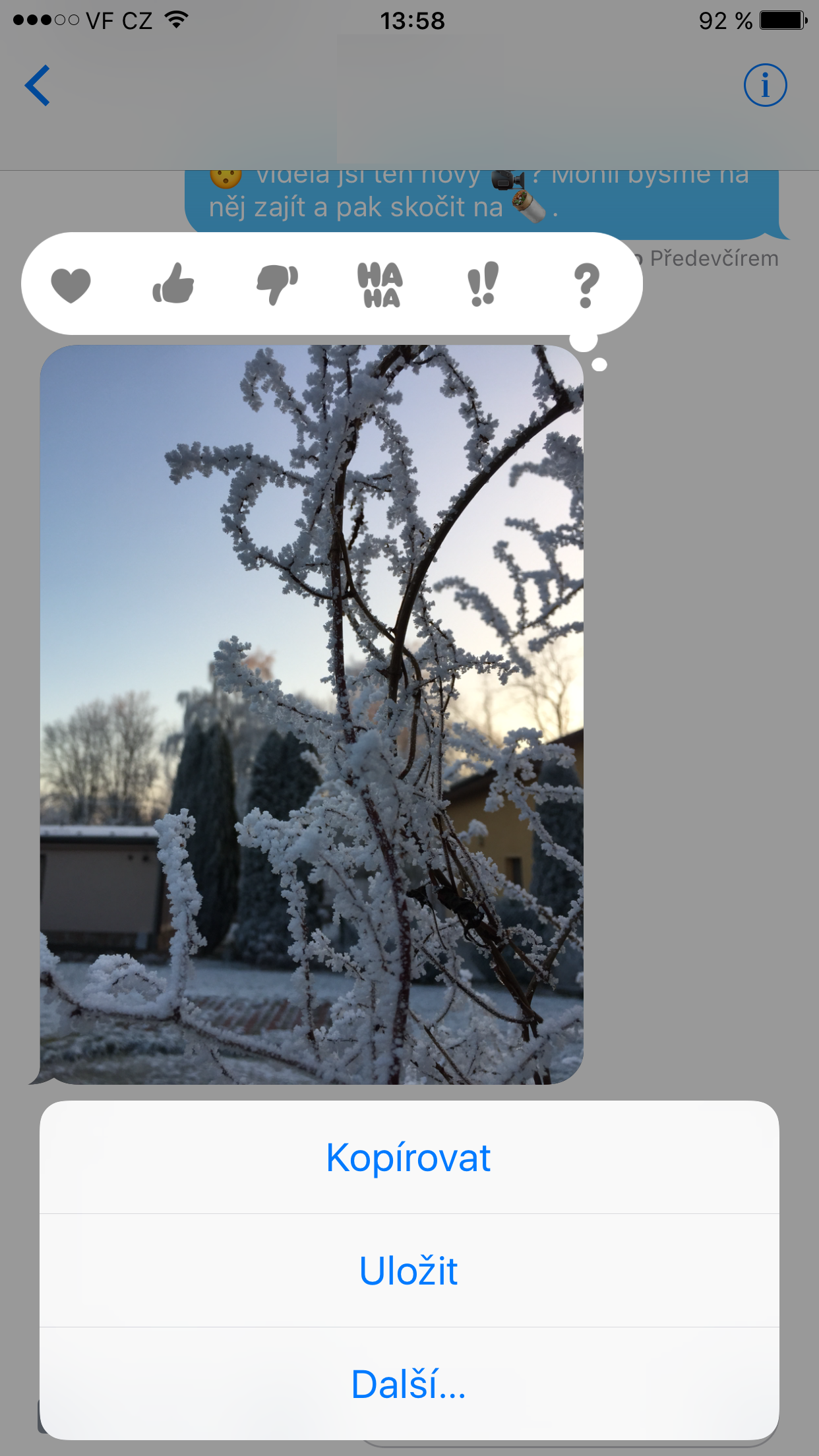 imessage photo options