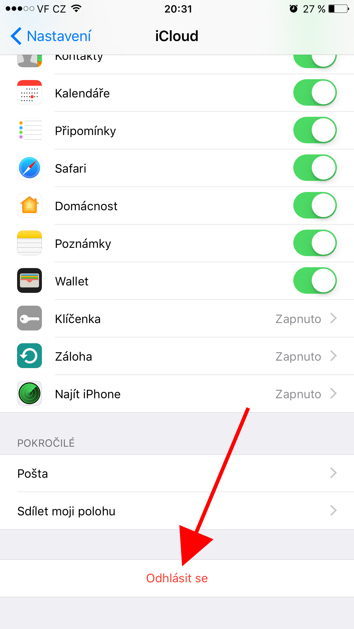 iphone icloud delete from iphone