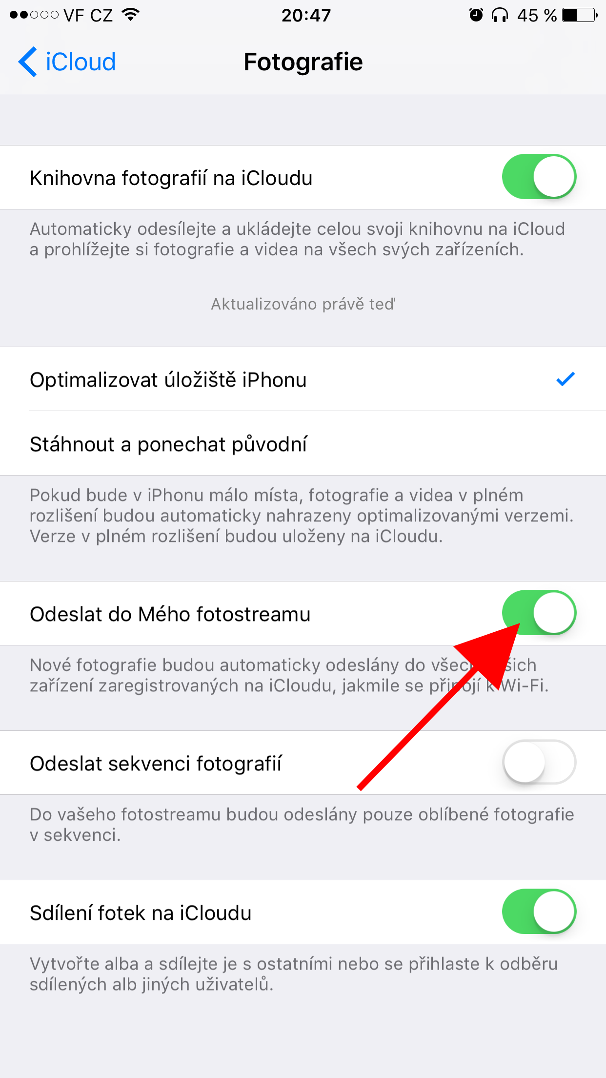 iphone icloud photo stream