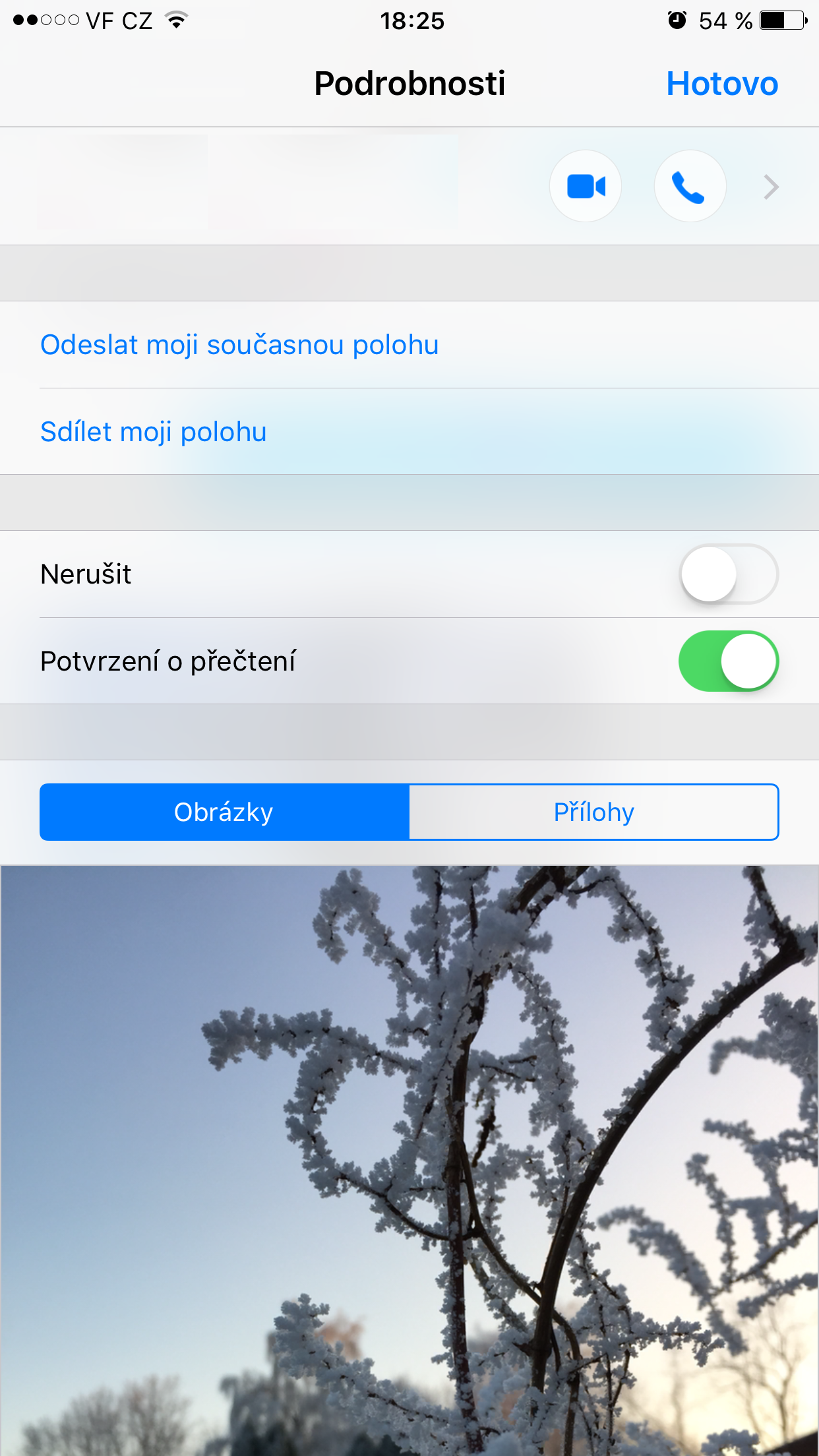iphone message details