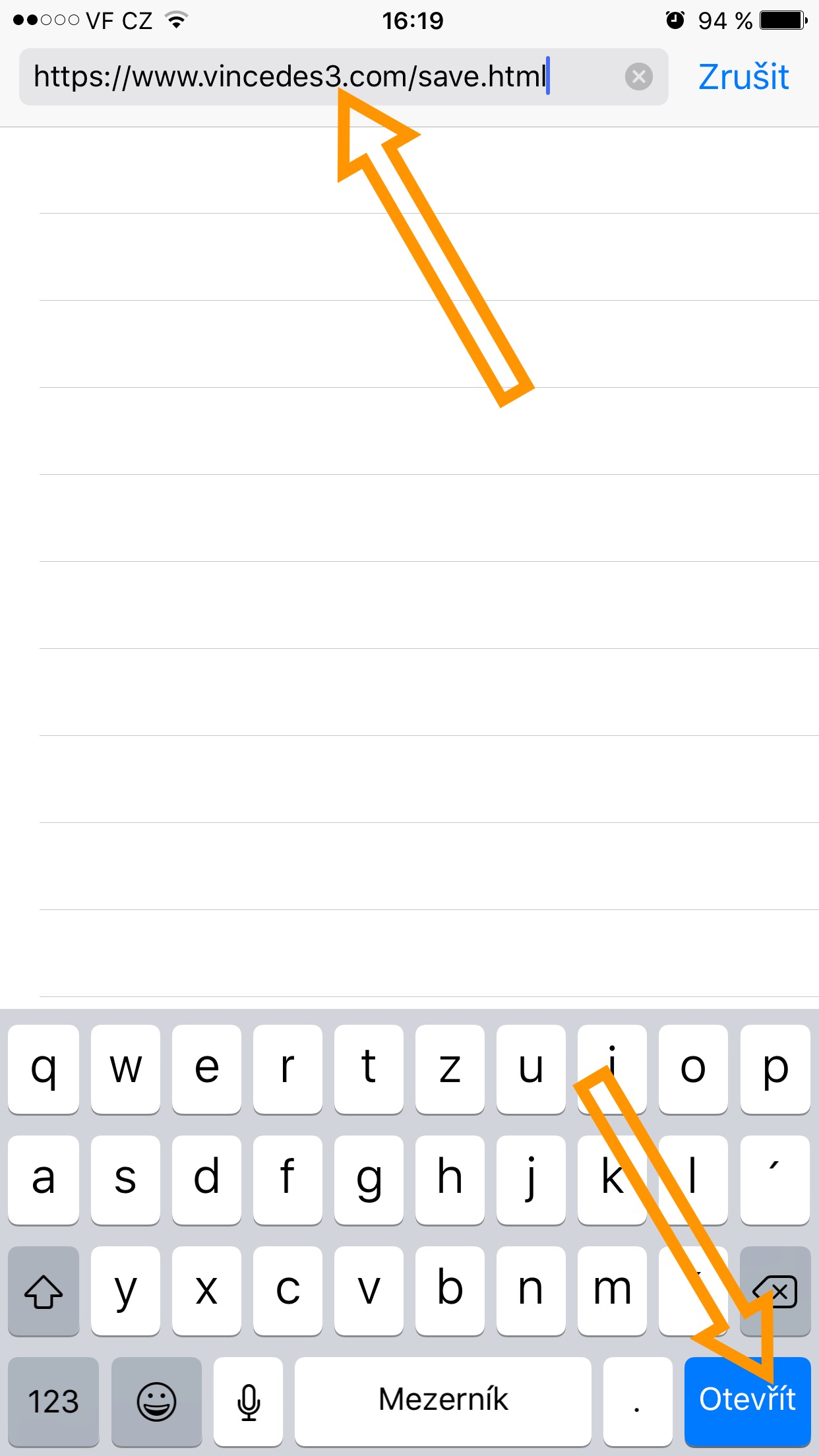 iphone open page prompt