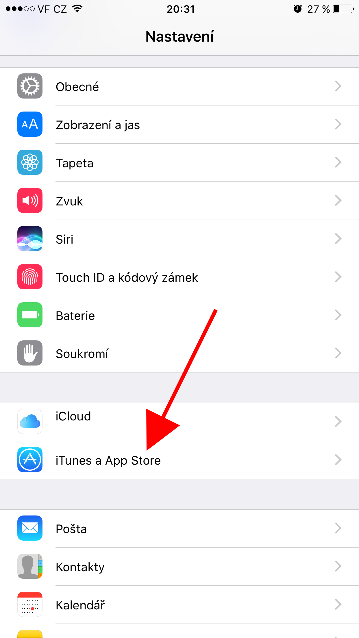 iphone settings itunes app store