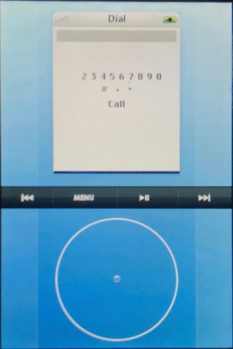 ipod dial interface