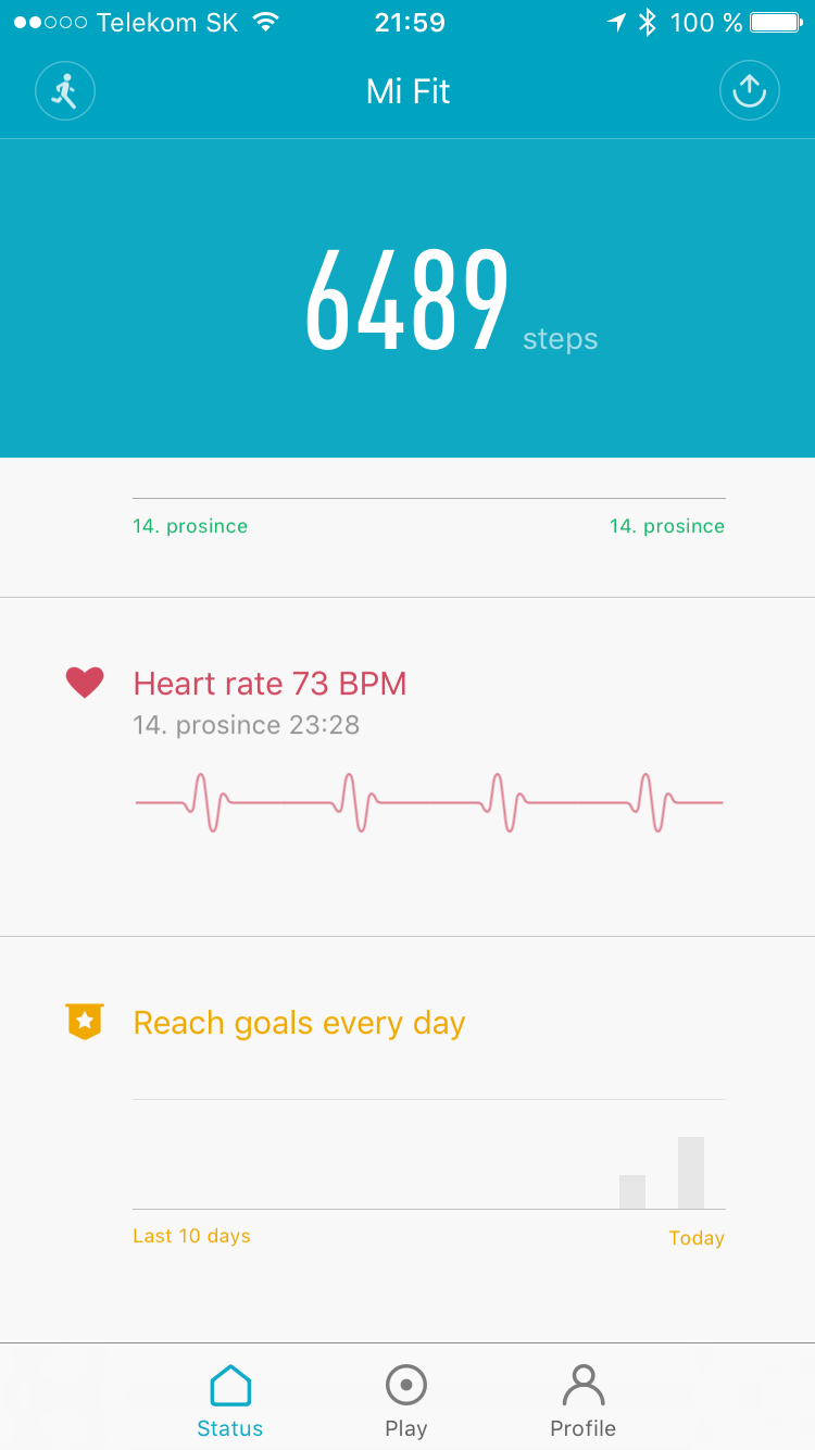 mi fit heart rate and goals
