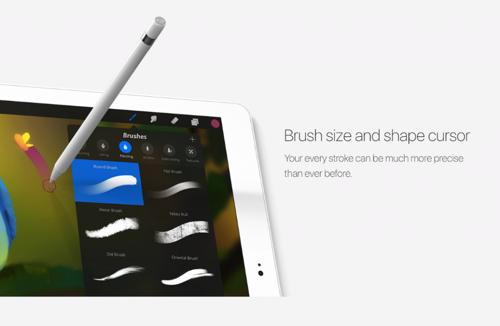 stylus brush size cursor