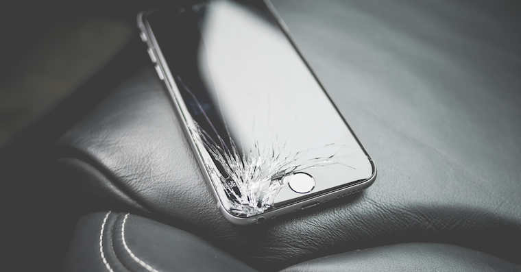 Broken Glass iPhone FB Broken Glass iPhone FB