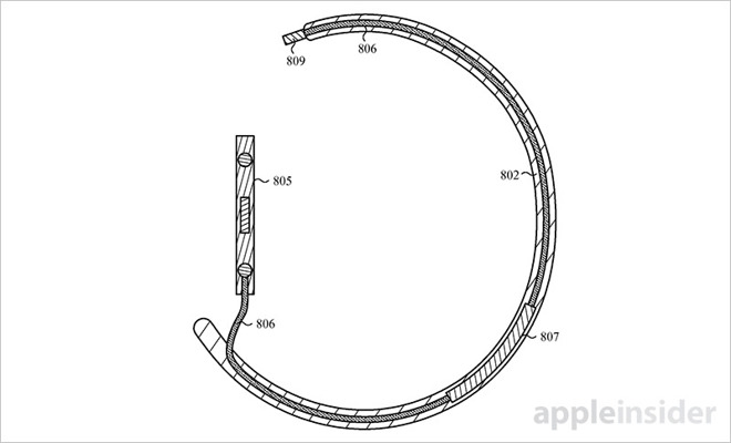 flexible display patent diagram