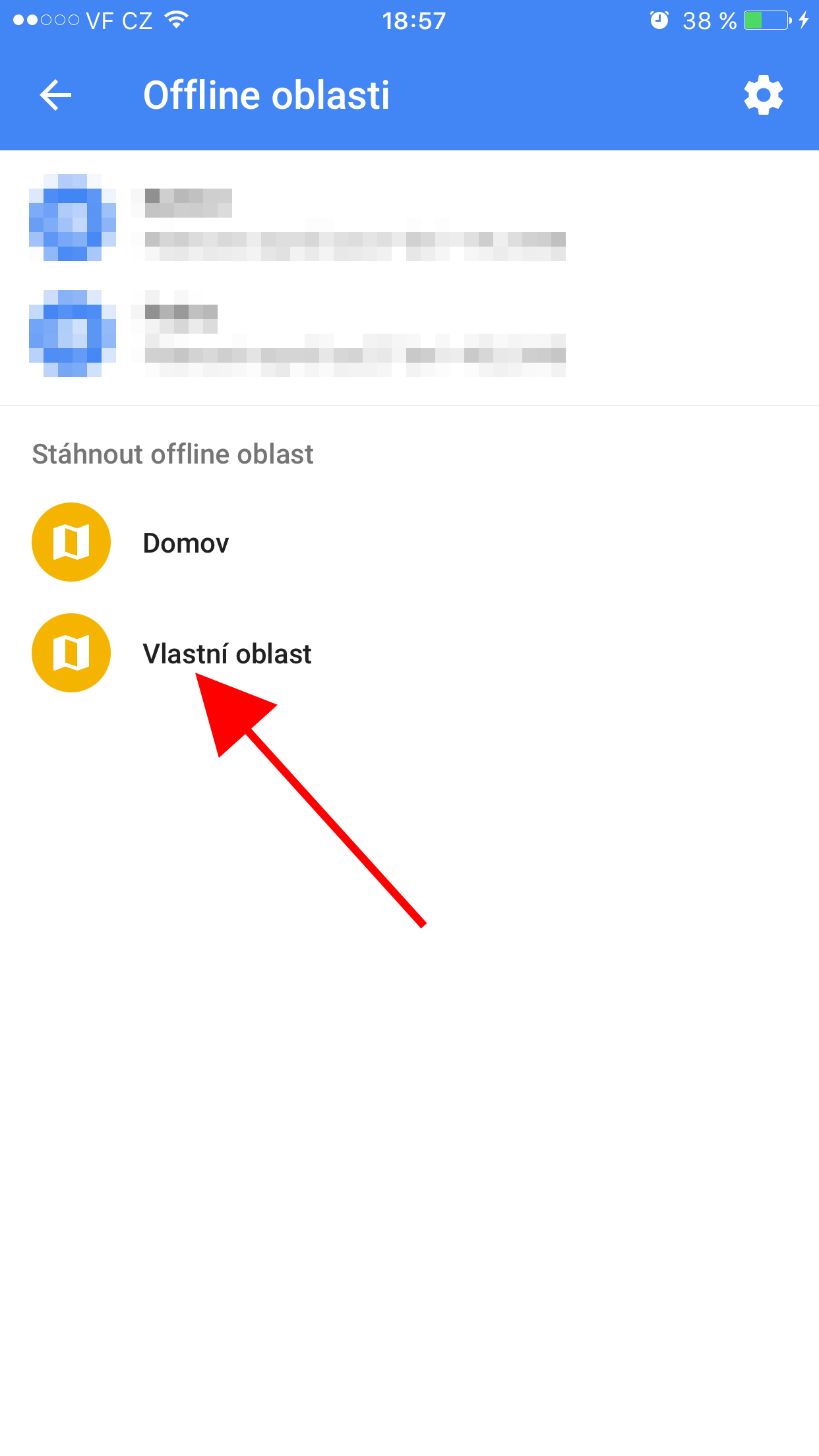 google maps custom area selection