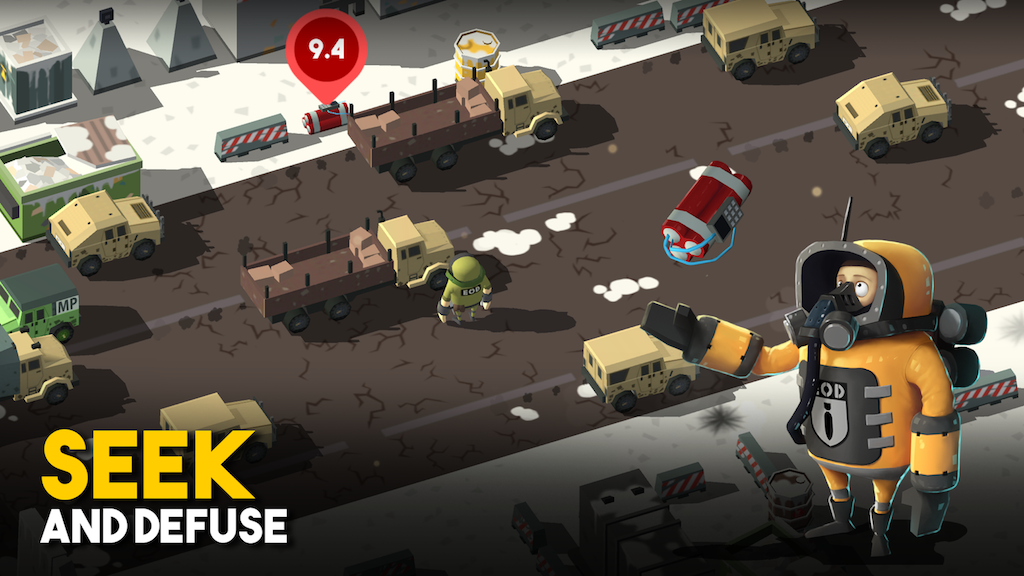 seek and defuse gameplay
