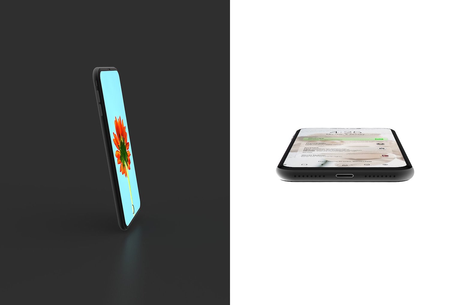 smartphone dual background display smartphone dual background display