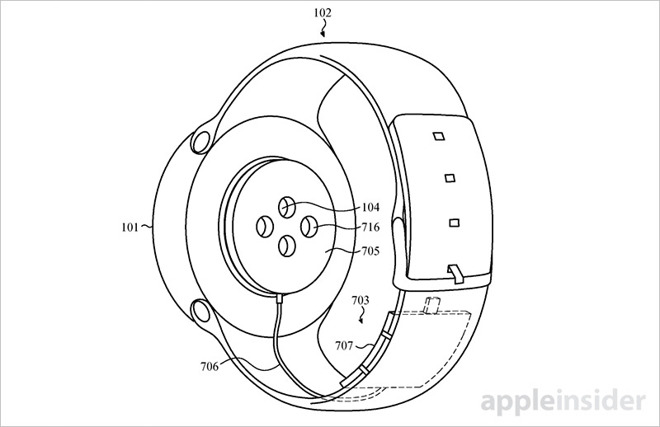 smartwatch patent diagram
