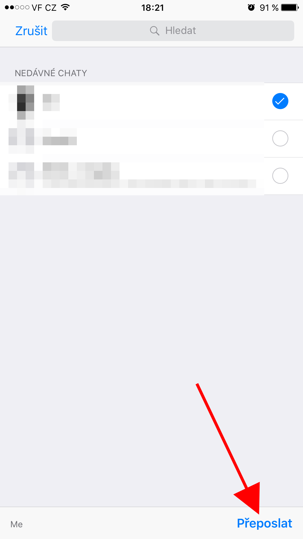 whatsapp forward confirmation