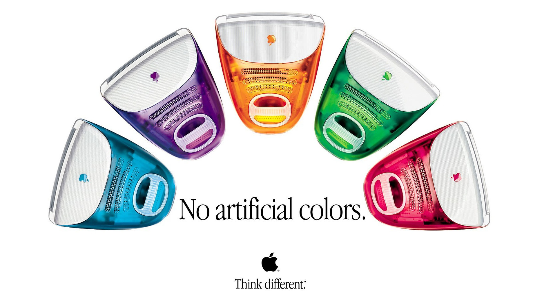 apple imac colorful advertisement