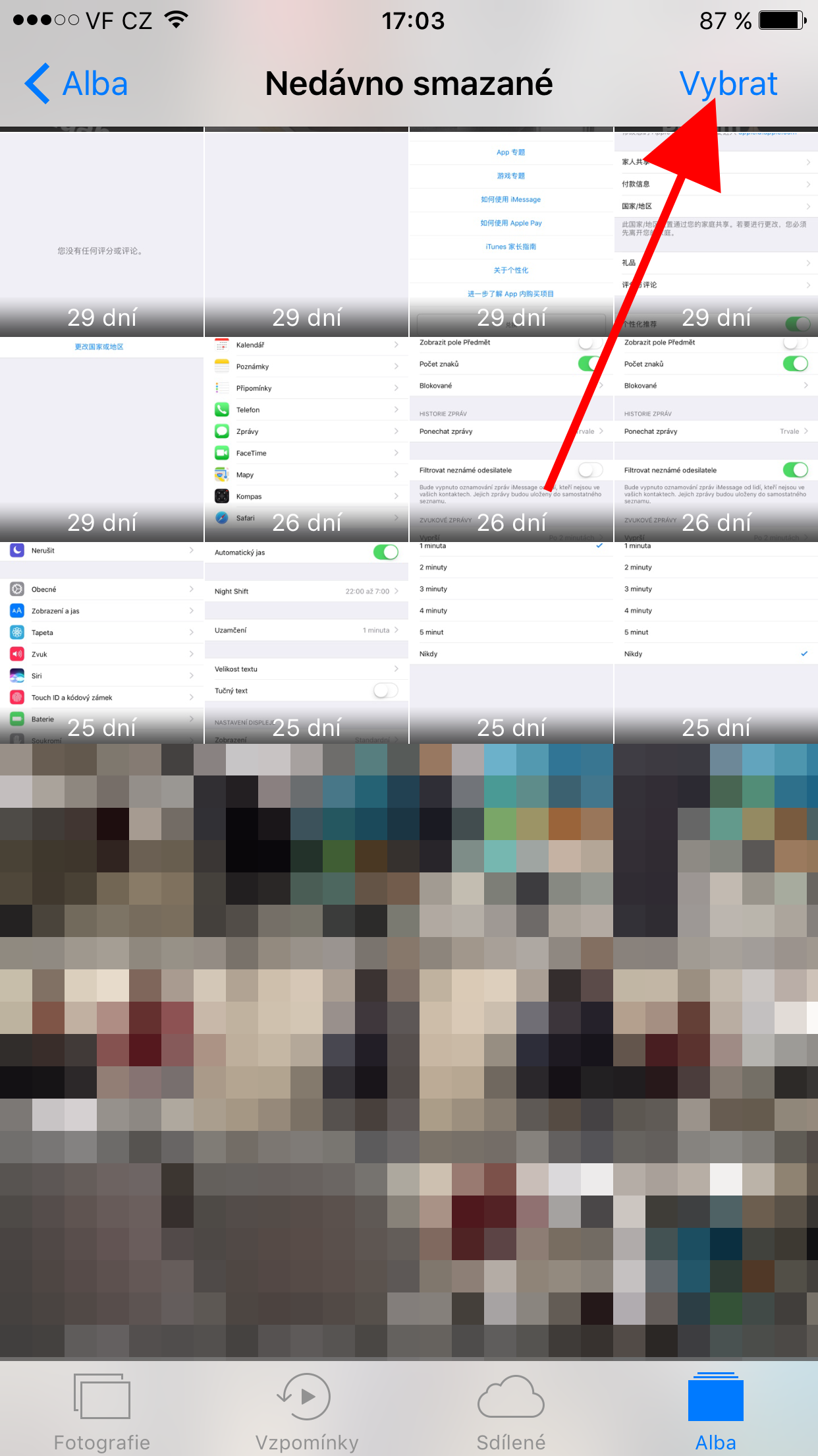 iphone recently deleted