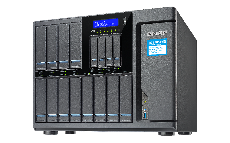 qnap nas side view
