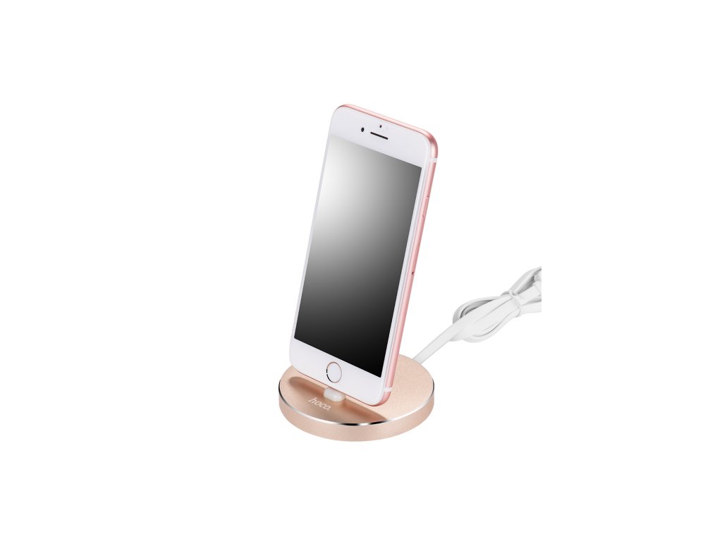 rose gold phone dock
