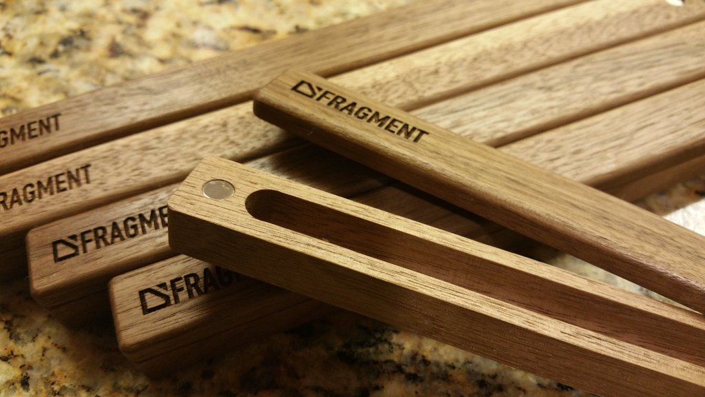 wooden fragment branded holders