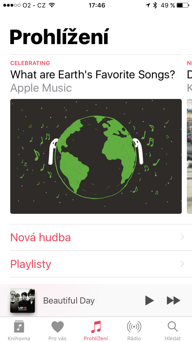 apple music earth songs