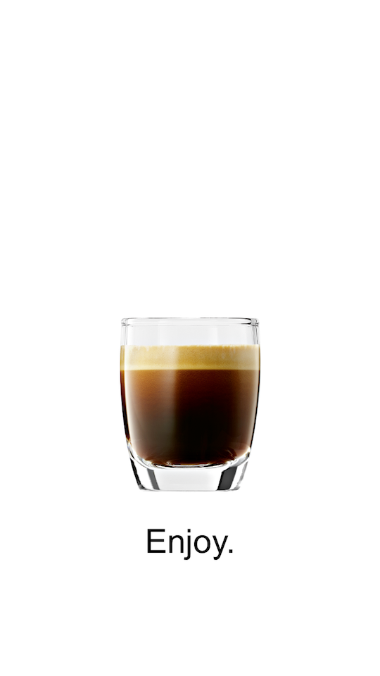 espresso enjoy message