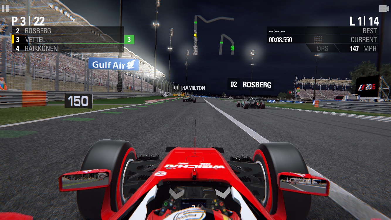 f1 racing game night track