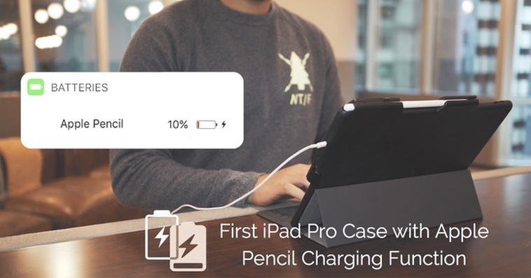 ipad pro case charging